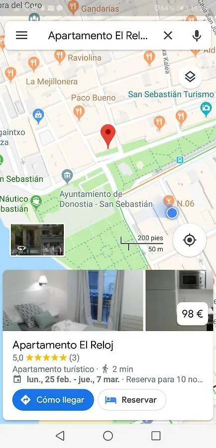 Apartamento El Reloj San Sebastian Appartement